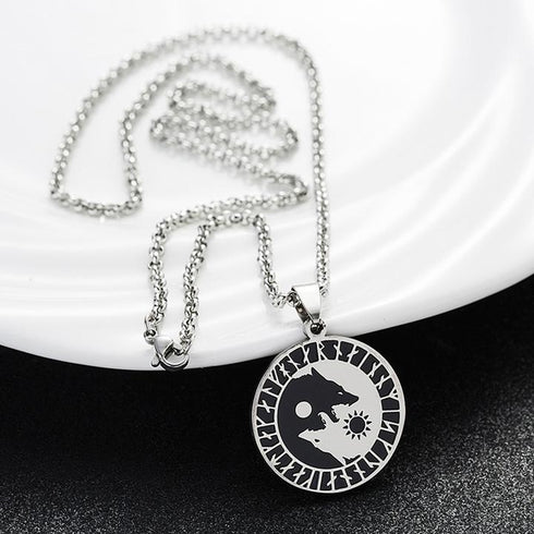 Collier Loup Créateur (Acier)